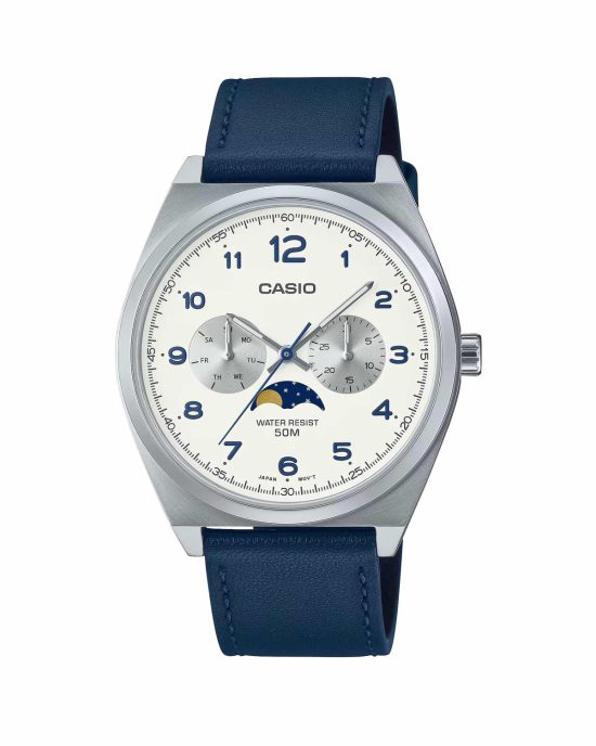 ساعت مچی مردانه کاسیو بند سرمه ای CASIO MTP-M300L-7AV