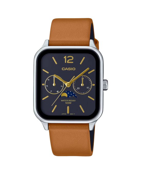 ساعت مچی مردانه کاسیو سری جنرال بند چرم CASIO MTP-M305L-1AV