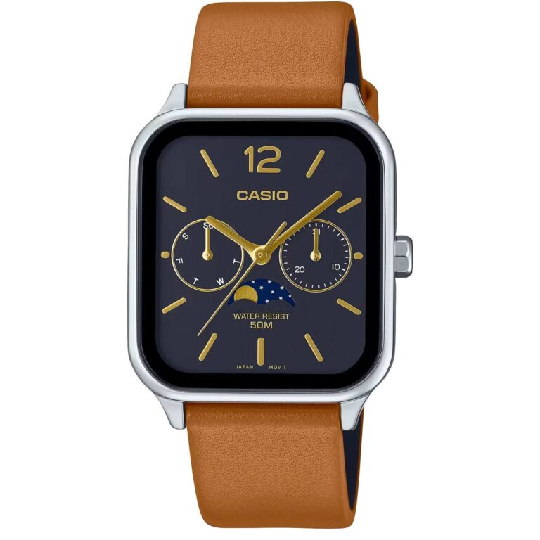 ساعت مچی مردانه کاسیو سری جنرال بند چرم CASIO MTP-M305L-1AV