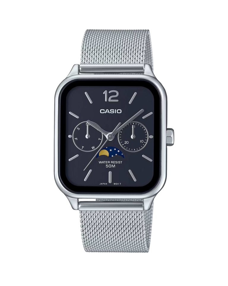 ساعت مچی مردانه کاسیو بند حصیری CASIO MTP-M305M-1AV