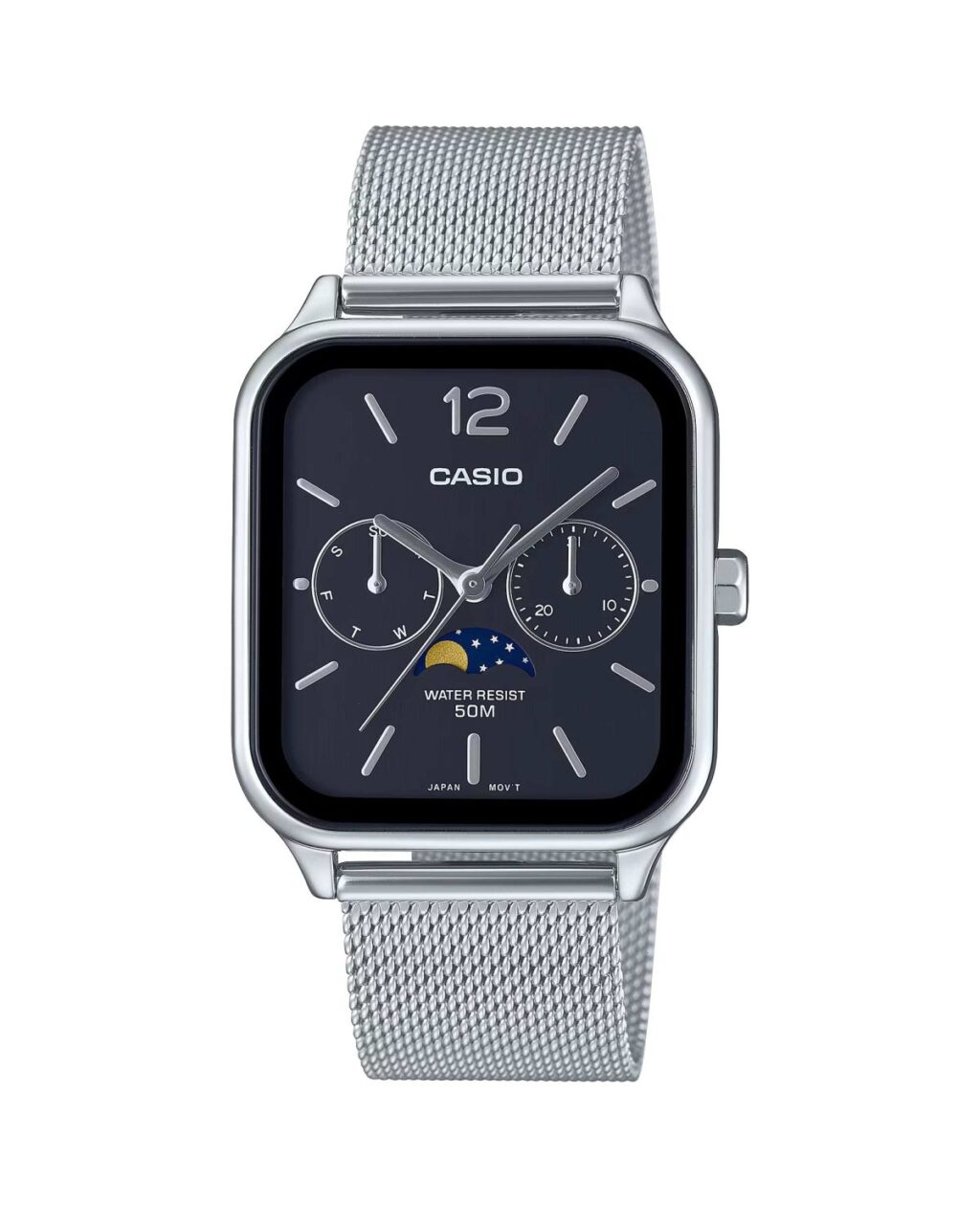ساعت مچی مردانه کاسیو بند حصیری CASIO MTP-M305M-1AV