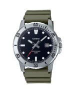 ساعت مچی مردانه کاسیو بند سبز CASIO MTP-VD01-3EV