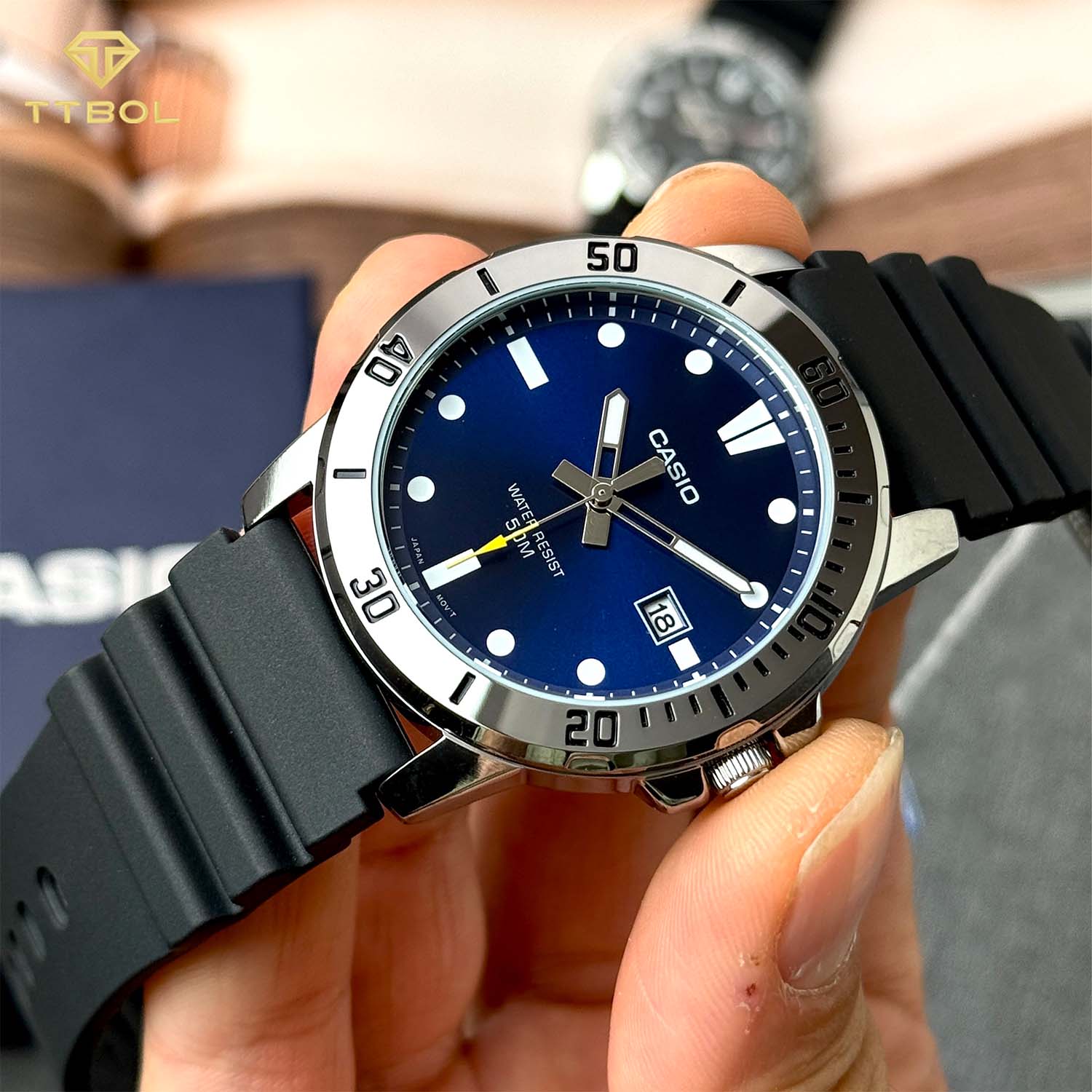 ساعت مچی مردانه کاسیو CASIO MTP-VD01-2EV ساعت مچی مردانه کاسیو CASIO MTP-VD01-2EV