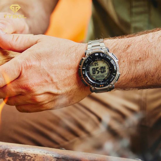 ساعت مچی مردانه کاسیو پرو ترک سولار تاچ CASIO PRO TREK PRG-340T-7