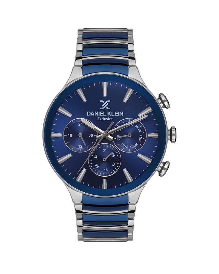 ساعت مچی مردانه بند سرمه ای دنیل کلین DANIEL KLEIN DK.1.13526-3