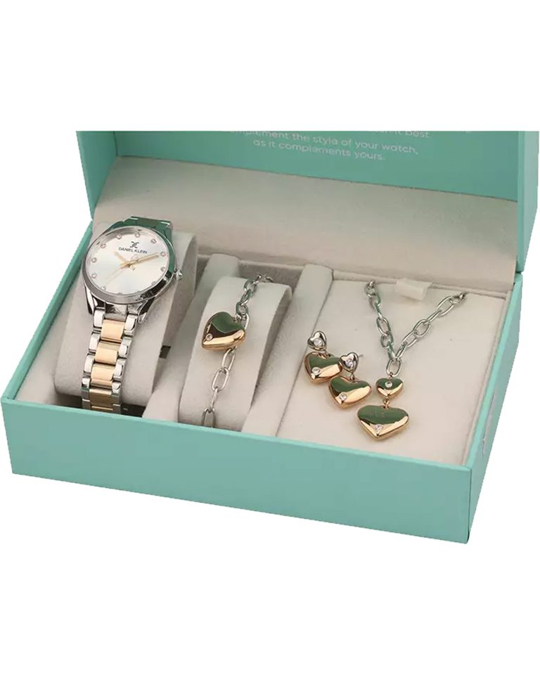 ساعت مچی زنانه دنیل کلین پک کادویی DANIEL KLEIN DK.1.13570-4