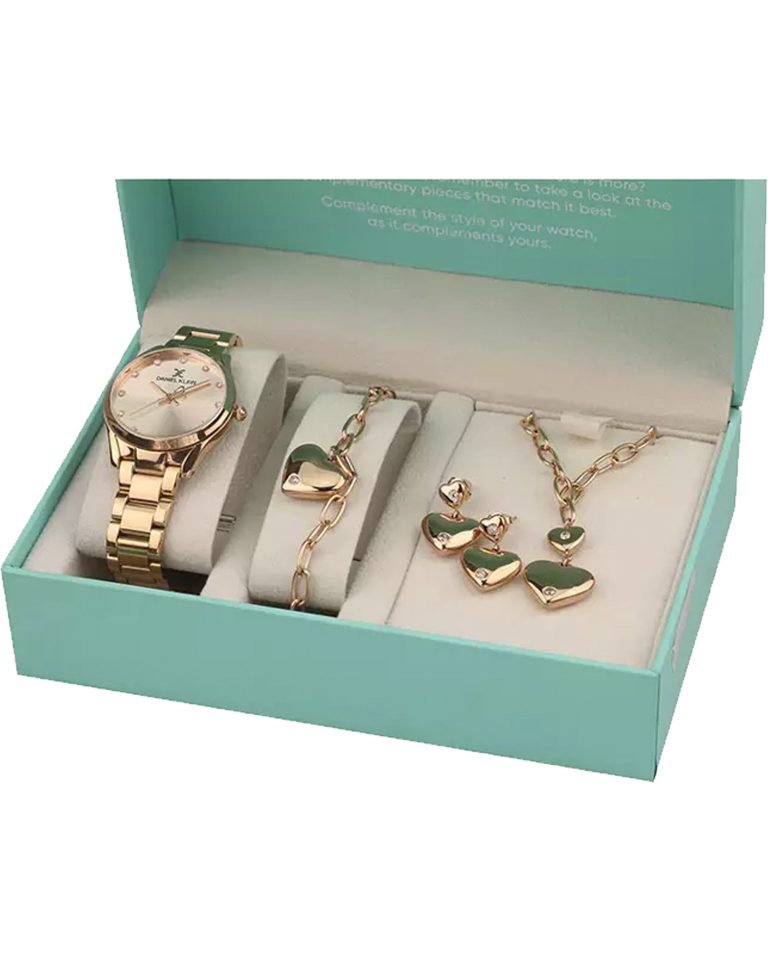 ساعت مچی زنانه دنیل کلین به همراه گردن بند و دستبند DANIEL KLEIN DK.1.13570-5