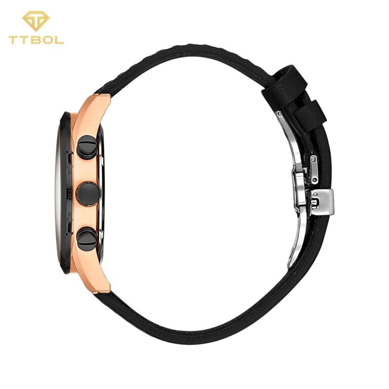 ساعت مچی مردانه بند چرم مشکی پولو سانتا باربارا POLO SANTA BARBARA SB.1.10515-3