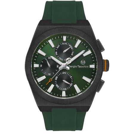 ساعت مچی مردانه بند سبز رنگ برند سرجیو تاچینی SERGIO TACCHINI ST.1.10362-3