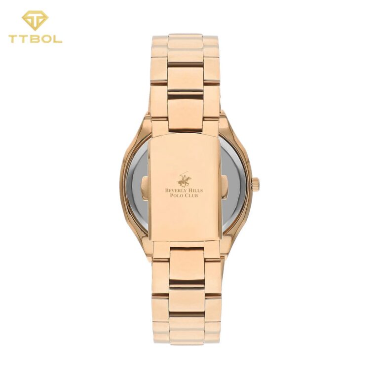 ساعت مچی زنانه بورلی هیلز پولو کلاب رزگلد BEVERLY HILLS POLO CLUB BP3385C.430