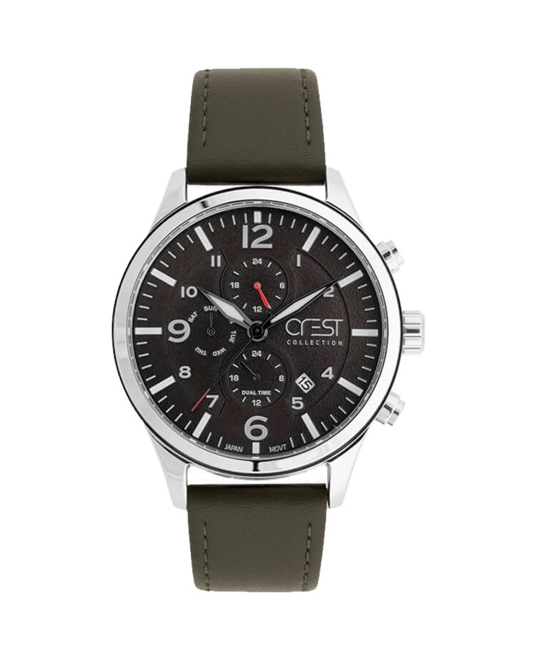 ساعت مچی سه موتوره مردانه برند کرست کد Crest 6213-5
