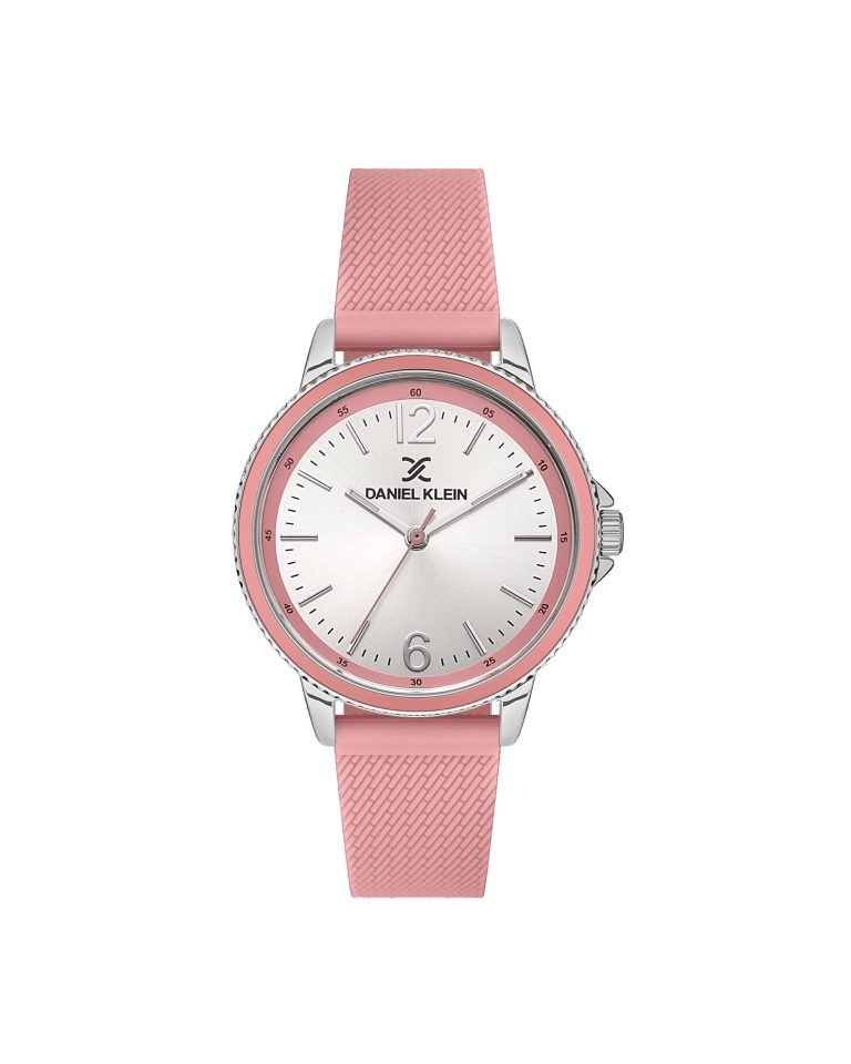 ساعت مچی دخترانه دنیل کلین بند صورتی DANIEL KLEIN DK.1.13470-3