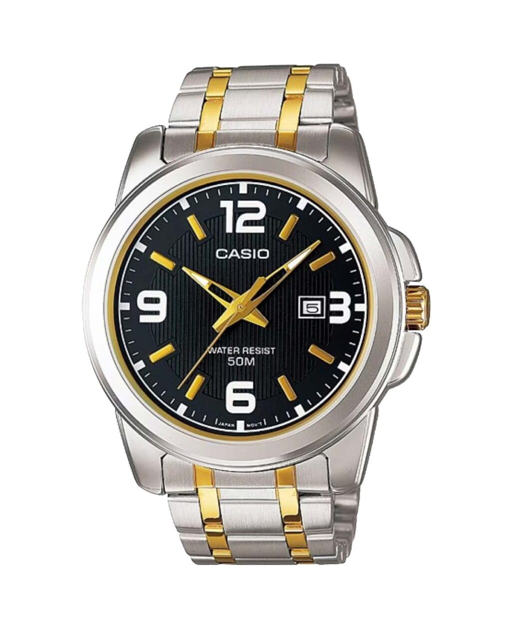 ساعت مچی عقربه ای مردانه کاسیو ضد آب CASIO MTP-1314SG-1AV