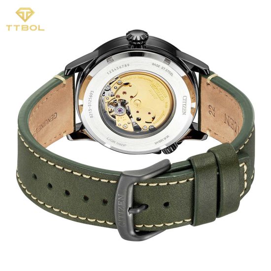 ساعت مچی مردانه سیتیزن بند چرم CITIZEN NJ0147-18X