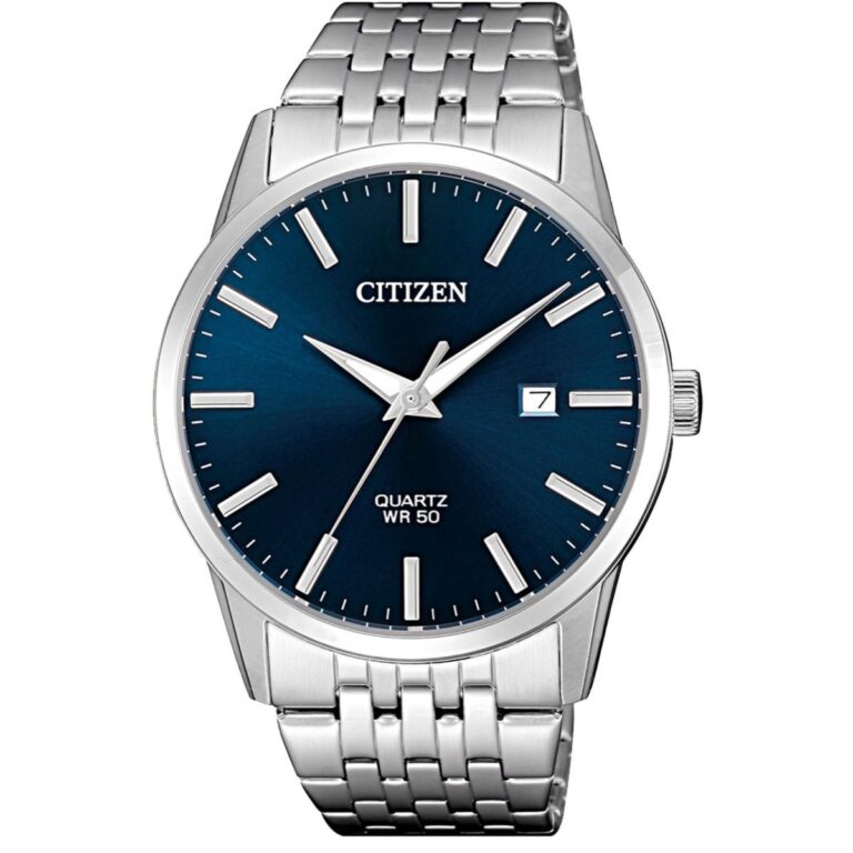 ساعت مچی مردانه سیتیزن صفحه سرمه ای CITIZEN BI5000-87L