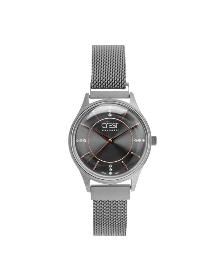 ساعت مچی زنانه کرست بند حصیری CREST 6203/5