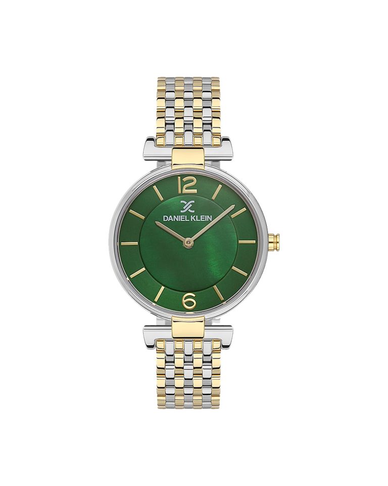 ساعت مچی دخترانه دنیل کلین صفحه سبز کد DK.1.13486-4