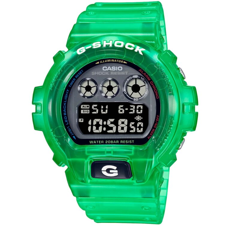 ساعت مچی مردانه کاسیو لاین جیشاک سبز رنگ CASIO G-SHOCK DW-6900JT-3