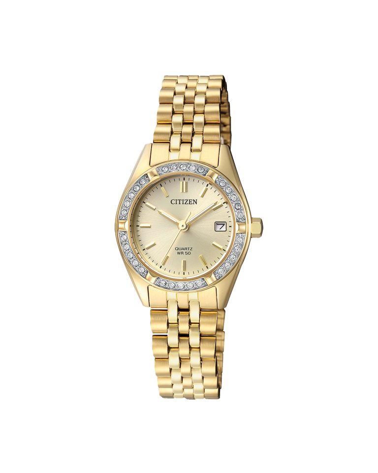 ساعت مچی زنانه سیتیزن نگین دار CITIZEN EU6062-50P