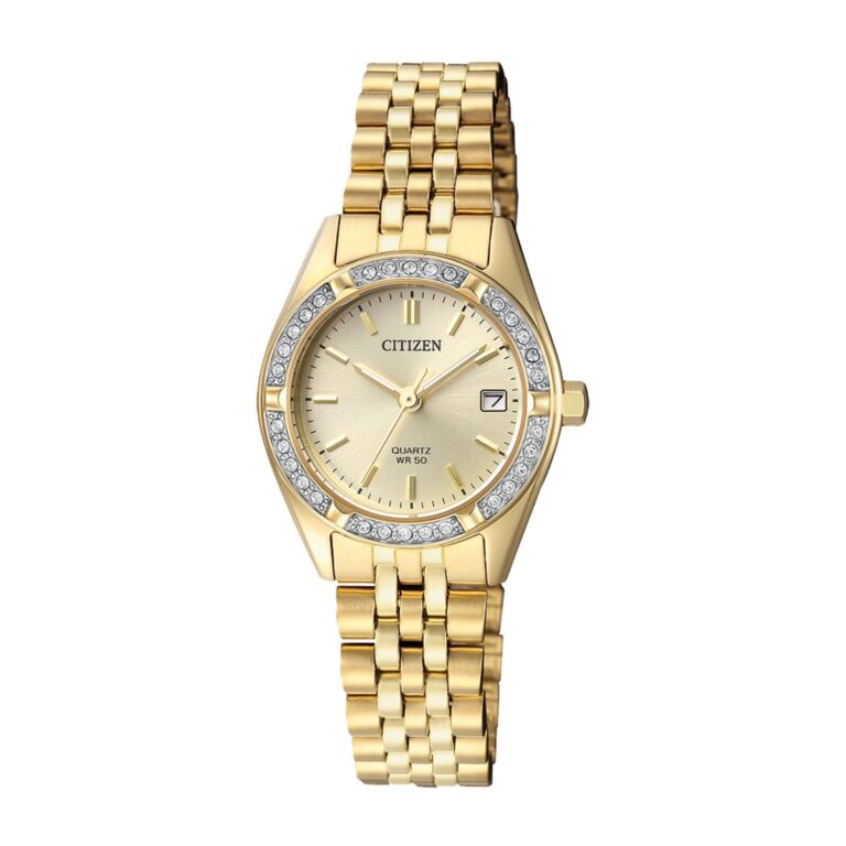 ساعت مچی زنانه سیتیزن نگین دار CITIZEN EU6062-50P