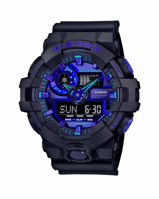 ساعت مچی مردانه کاسیو جیشاک ضد آب CASIO G-SHOCK GA-700VB-1A