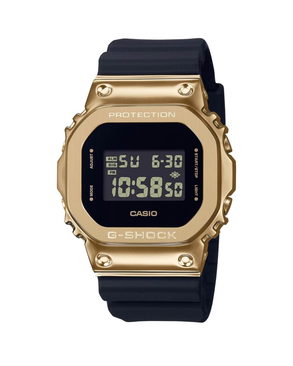 ساعت مچی مردانه کاسیو جیشاک طلایی CASIO G-SHOCK GM-5600G-9