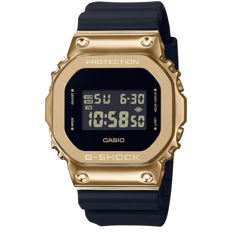 ساعت مچی مردانه کاسیو جیشاک طلایی CASIO G-SHOCK GM-5600G-9