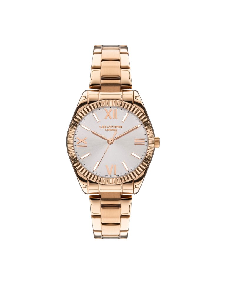 ساعت مچی زنانه لی کوپر تمام رزگلد LEE COOPER LC07459.430