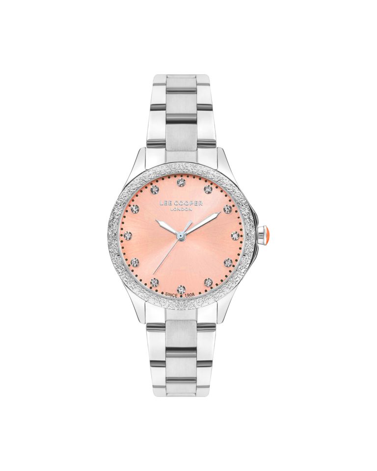 ساعت مچی زنانه لی کوپر صفحه نارنجی LEE COOPER LC07840.380