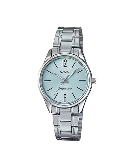 ساعت مچی زنانه کاسیو صفحه تیفانی CASIO LTP-V005D-2B