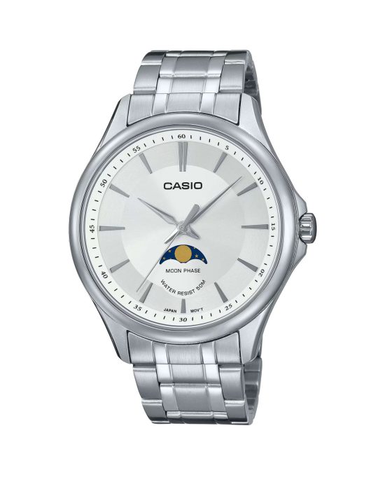 ساعت مچی عقربه ای مردانه کاسیو مون فیز CASIO MTP-M100D-7AV