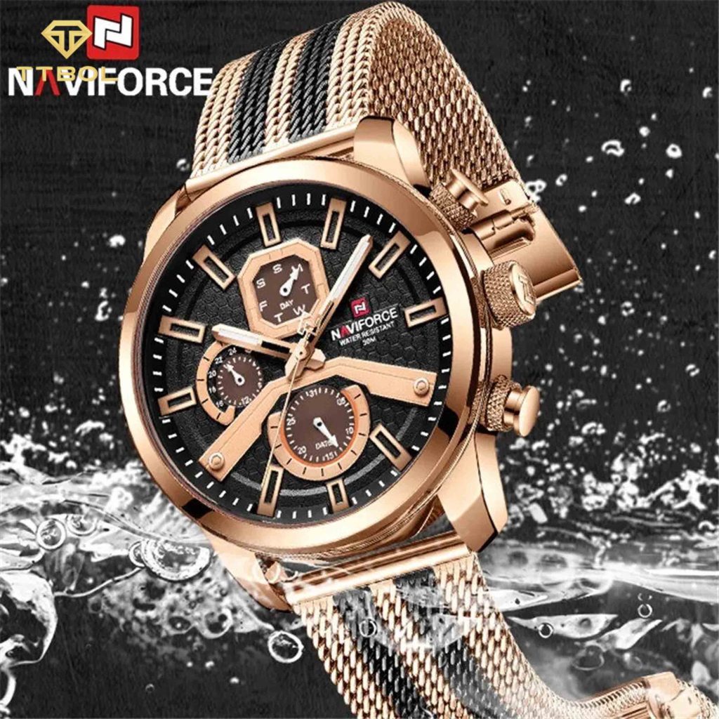 ساعت مچی مردانه ناوی فورس NAVIFORCE NF9211 RG/B