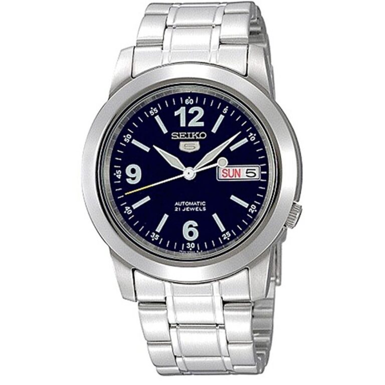 ساعت مچی اتومات مردانه سیکو 5 صفحه سرمه ای SEIKO 5 SNKE61K1