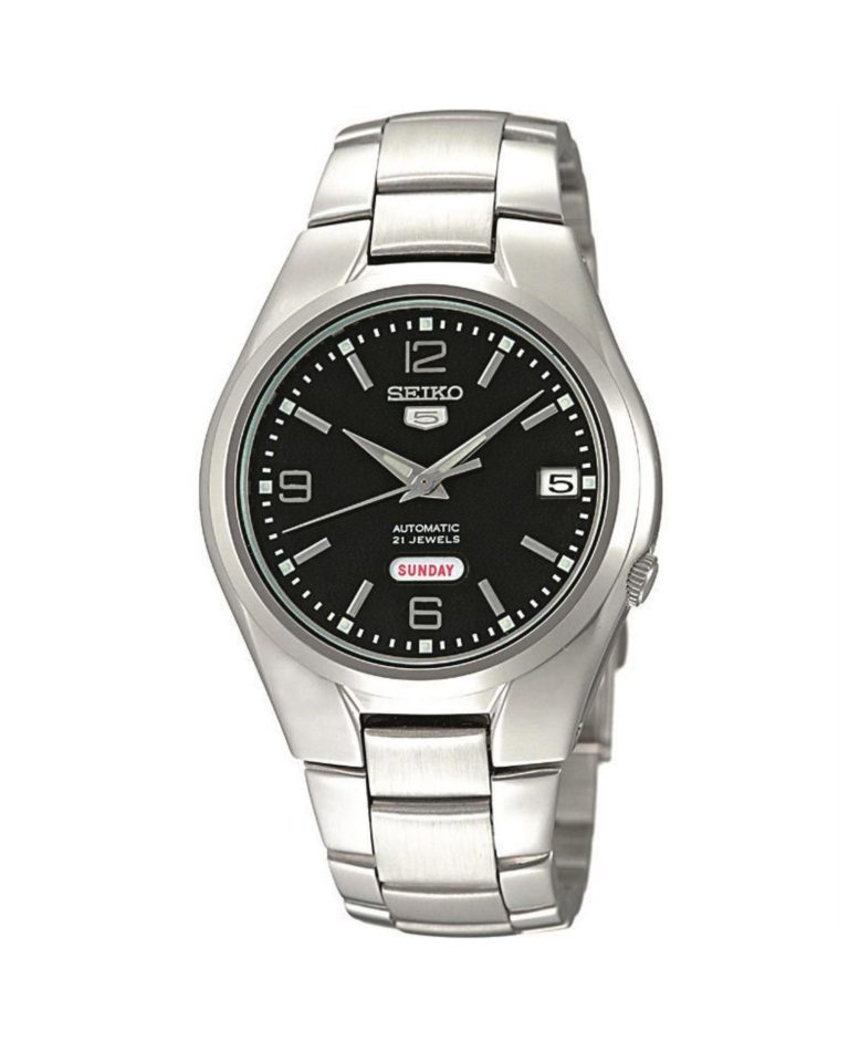 ساعت مچی اتومات مردانه سیکو 5 صفحه مشکی SEIKO 5 SNK623K1