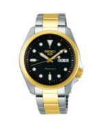 ساعت مچی اتومات مردانه سیکو 5 سیلور و طلایی SEIKO 5 SRPE60K1