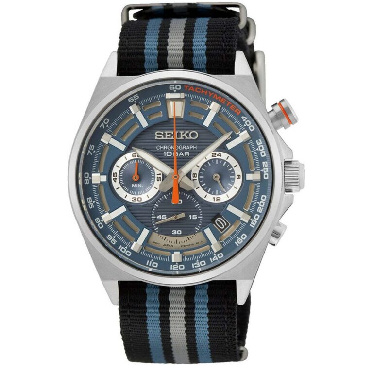 ساعت مچی مردانه سیکو کرنوراف بند ناتو کد SSB409P1