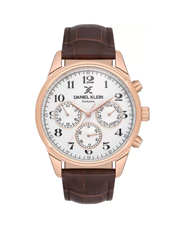 ساعت مچی مردانه دنیل کلین بند چرمی DANIEL KLEIN DK.1.13550-4