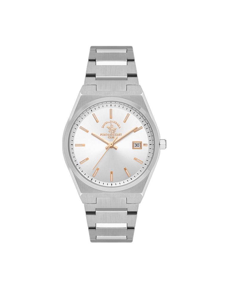 ساعت مچی زنانه پولو سانتا باربارا تمام استیل تک موتوره سیلور