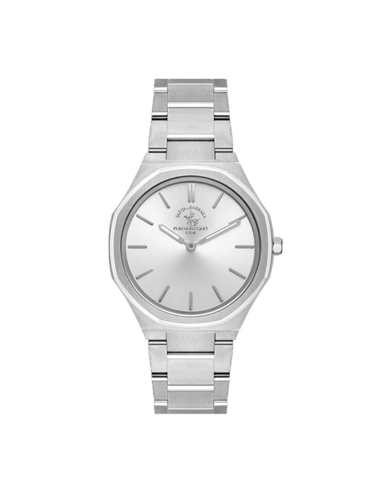 ساعت مچی زنانه پولو سانتا باربارا تمام سیلور تک موتوره