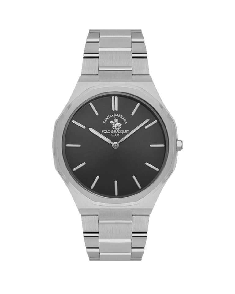 ساعت مچی مردانه پولو سانتا باربارا تک موتوره سیلور مشکی