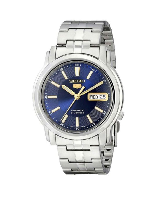 ساعت مچی اتومات مردانه سیکو 5 صفحه آبی SEIKO 5 SNKL79K1