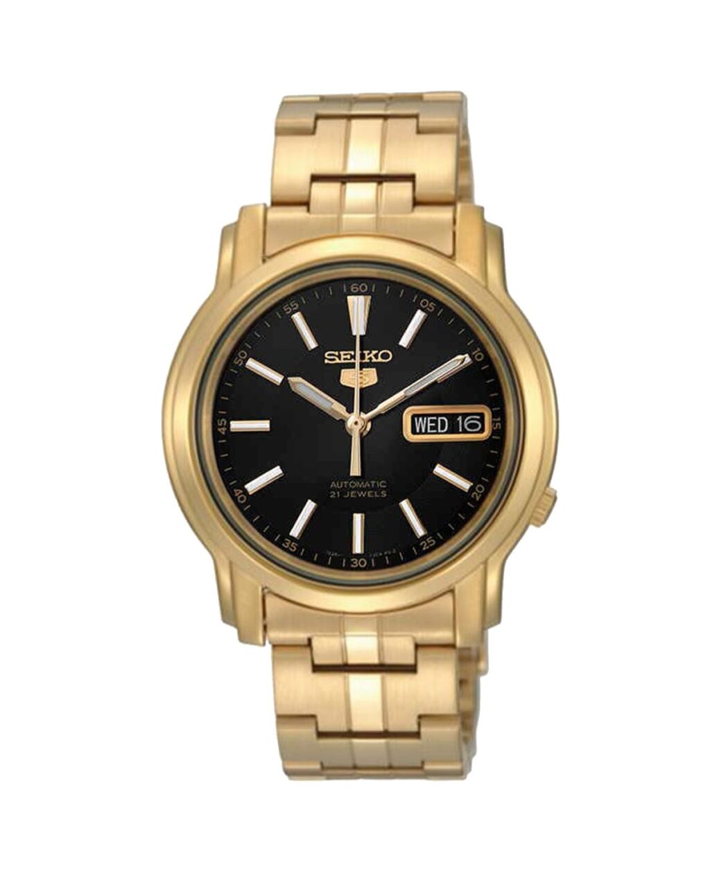 ساعت مچی اتومات مردانه سیکو 5 طلایی SEIKO 5 SNKL88K1S