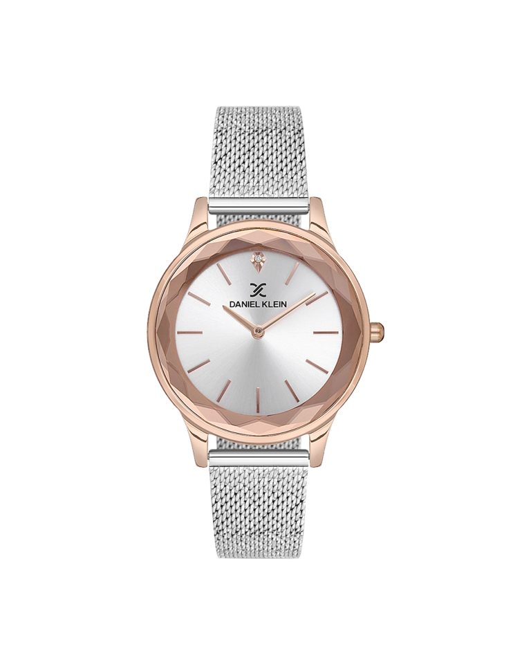 ساعت مچی زنانه دنیل کلین بند حصیری DANIEL KLEIN DK.1.12678-3