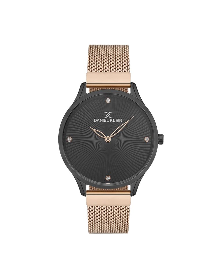 ساعت مچی زنانه دنیل کلین صفحه مشکی DANIEL KLEIN DK.1.12967-6