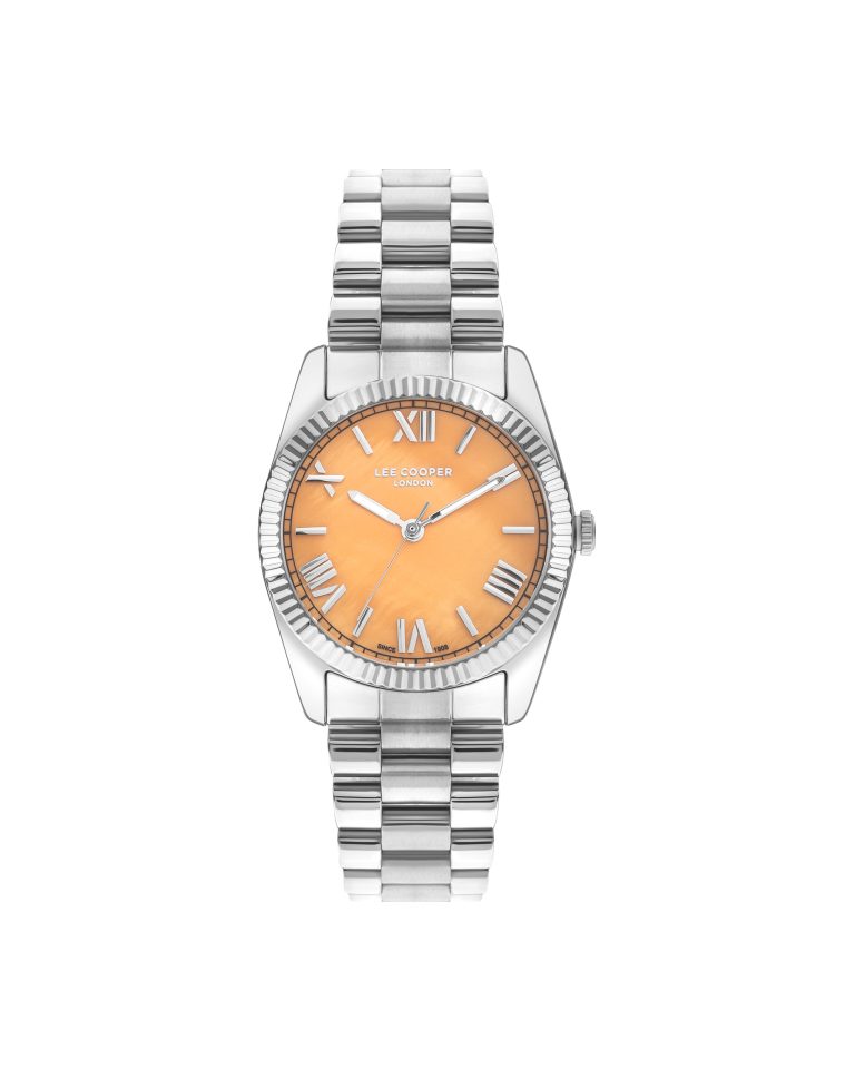 ساعت مچی زنانه لی کوپر صفحه نارنجی LC07825.380