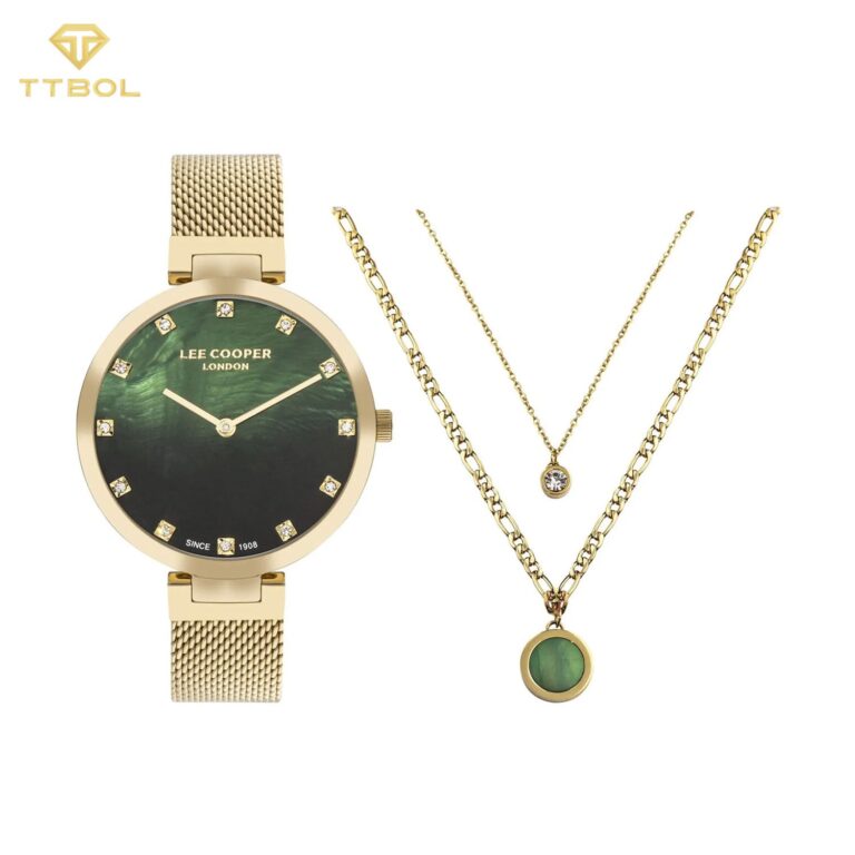 ساعت مچی زنانه لی کوپر به همراه ست گردنبند LEE COOPER LC07806.270