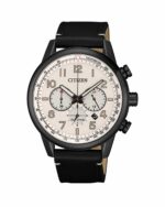 ساعت مچی مردانه سیتی زن بند چرم مشکی اکودرایو CA4425-10X