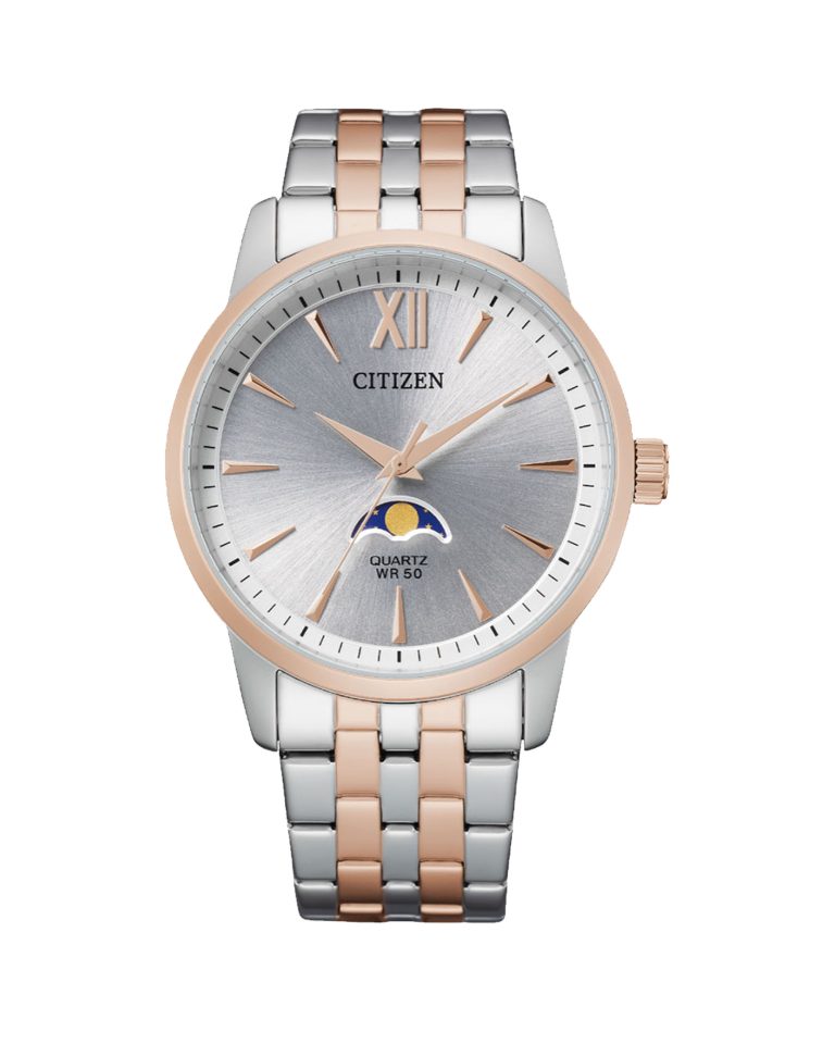 ساعت مچی مردانه سیتیزن سیلور و رزگلد CITIZEN AK5006-58A