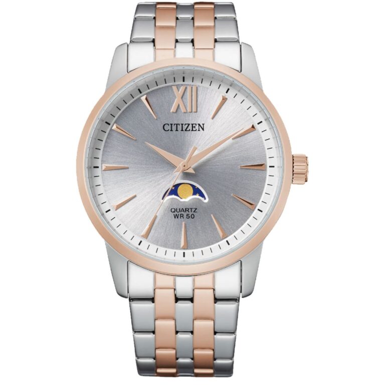 ساعت مچی مردانه سیتیزن سیلور و رزگلد CITIZEN AK5006-58A