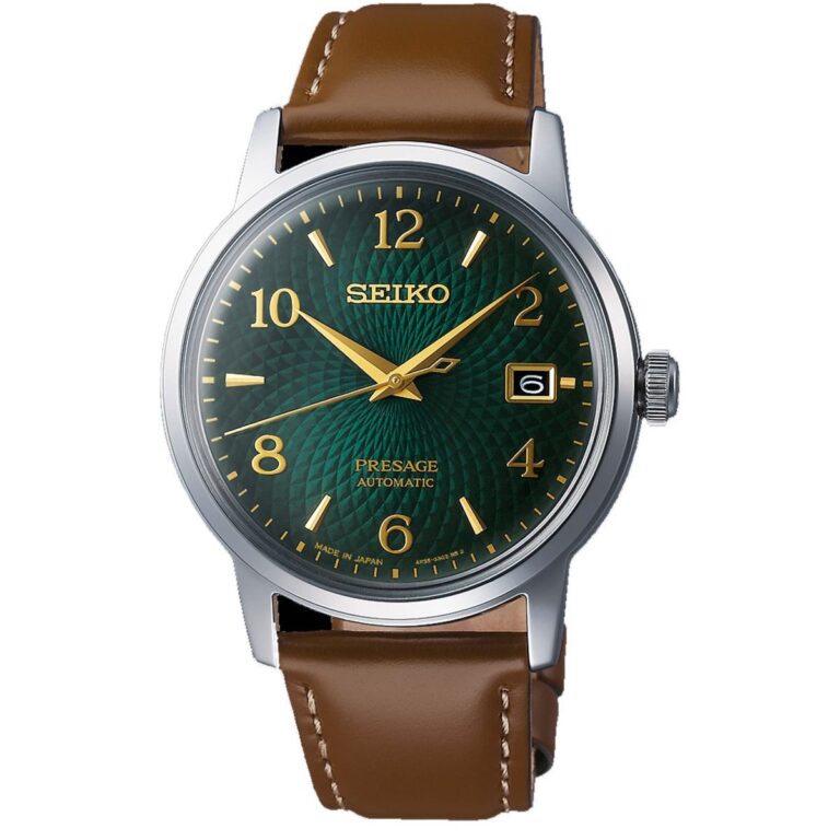 ساعت مچی اتومات مردانه سیکو پرسیج با بند چرمی SEIKO PRESAGE SRPE45J1